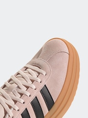 adidas Pink/Black VL Court Bold Trainers - Image 8 of 8