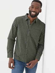 FatFace Green Everly Gingham Shirt - Image 1 of 5
