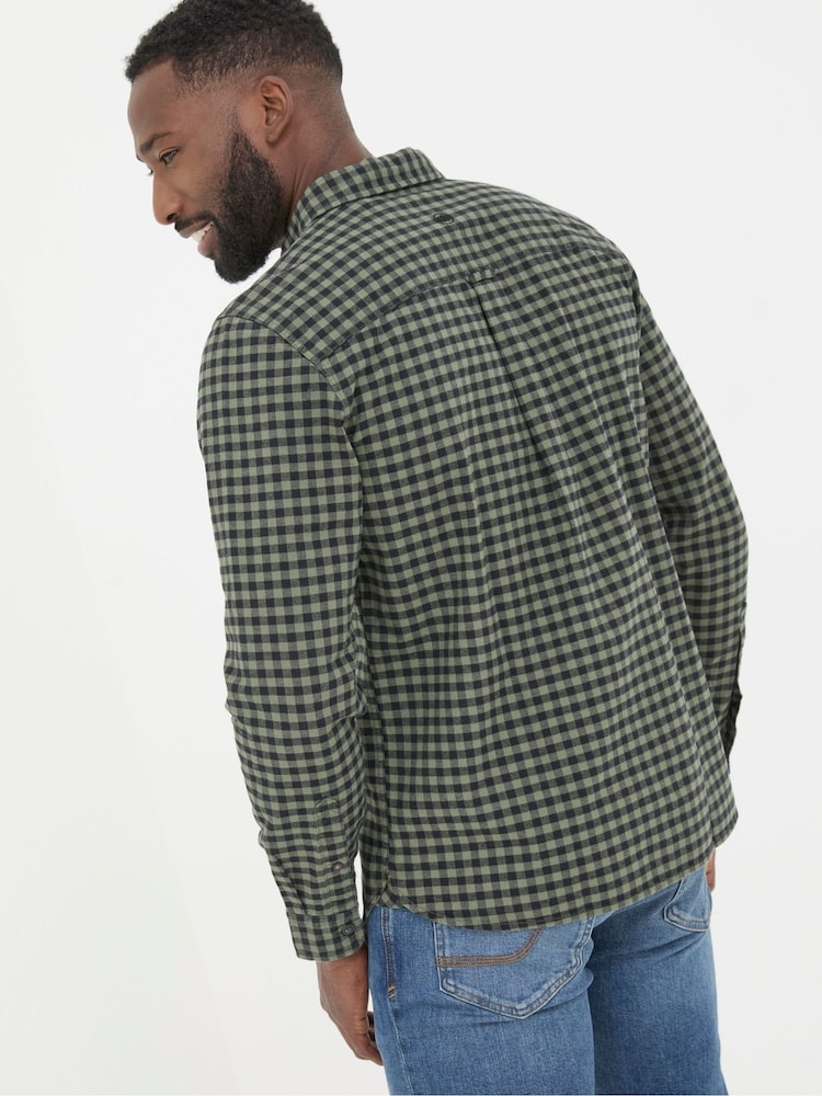 FatFace Green Everly Gingham Shirt - Image 2 of 5