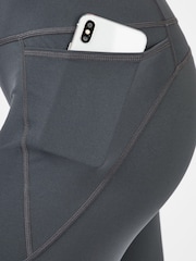Sweaty Betty Slate Grey 7/8 Length Power Workout Leggings - Image 5 of 8