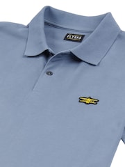 Modrá chromová - Pánská polokošile Flyers Classic Fit 100% bavlna - Obrázek 9 z 9