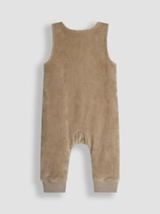 JoJo Maman Bébé Natural Panda Applique Pocket Dungarees And Top Set - Image 3 of 9
