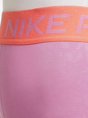 Nike Pink Pro Dri-FIT Tonal Print Shorts - Image 4 of 4