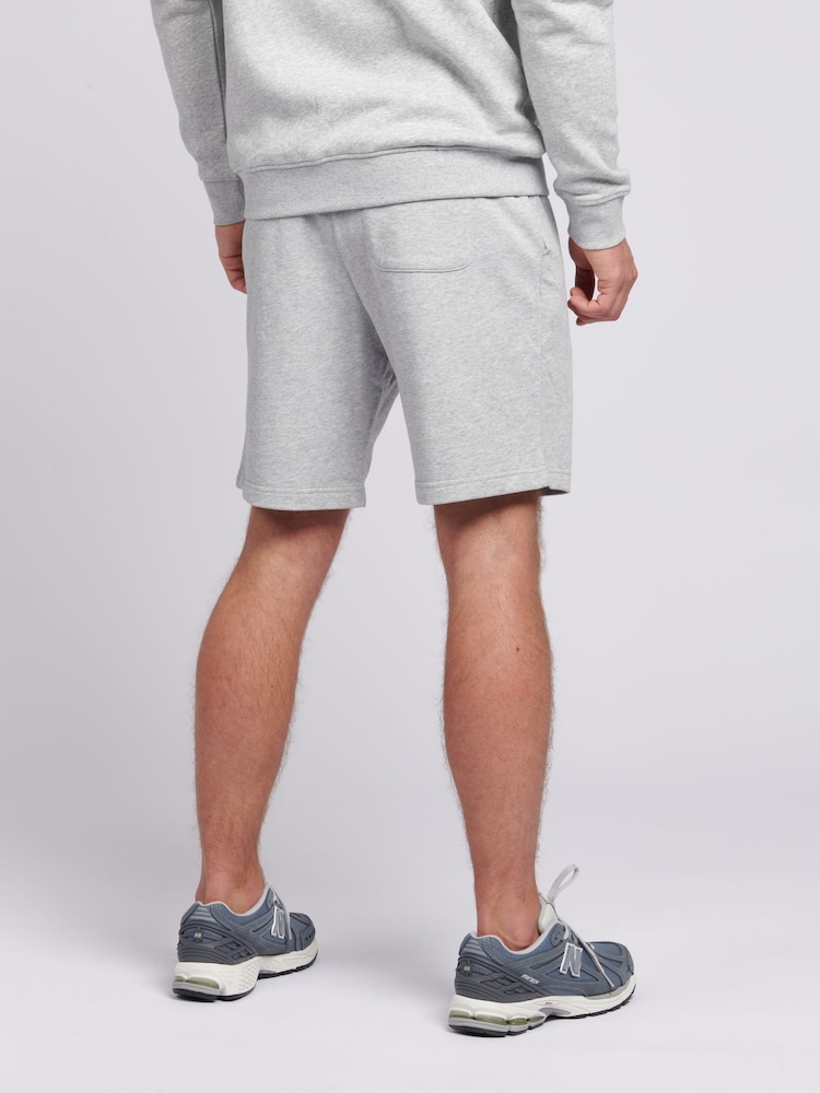 U.S. Polo Assn Grey Mens Double Horsemen Sweat 100% Cotton Shorts - Image 4 of 7