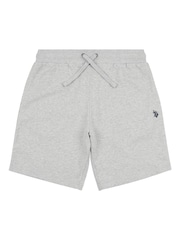 U.S. Polo Assn Grey Mens Double Horsemen Sweat 100% Cotton Shorts - Image 6 of 7