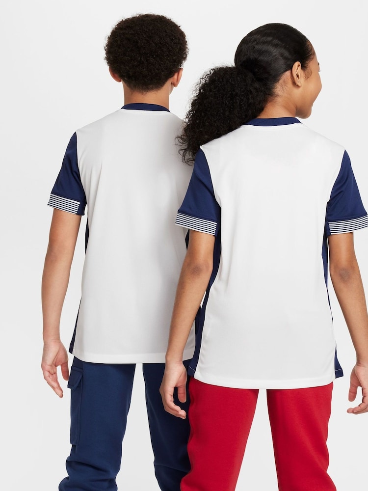 Nike White Jr. Tottenham Hotspur FC 24/25 Home Stadium Football Shirt - Image 2 of 10 Nike White Jr. Tottenham Hotspur FC 24/25 Home Stadium Football Shirt - Image 2 of 10