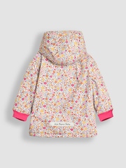 وردي زهور - JoJo Maman Bébé Fleece Lined Jacket - صورة 3 من 7