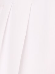 Adrianna Papell Solid Woven White Trousers With Belt - Image 7 of 7