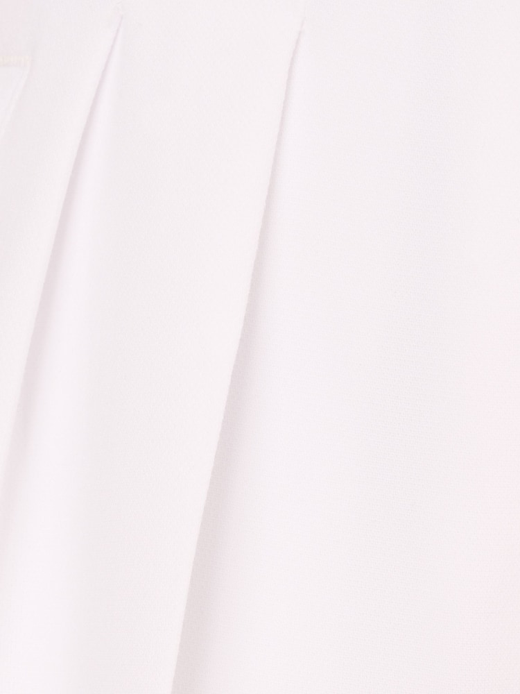 Adrianna Papell Solid Woven White Trousers With Belt - Image 7 of 7