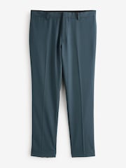 Bleu de sarcelle - Pantalon de smoking coupe ajustée - Image 7 de 9
