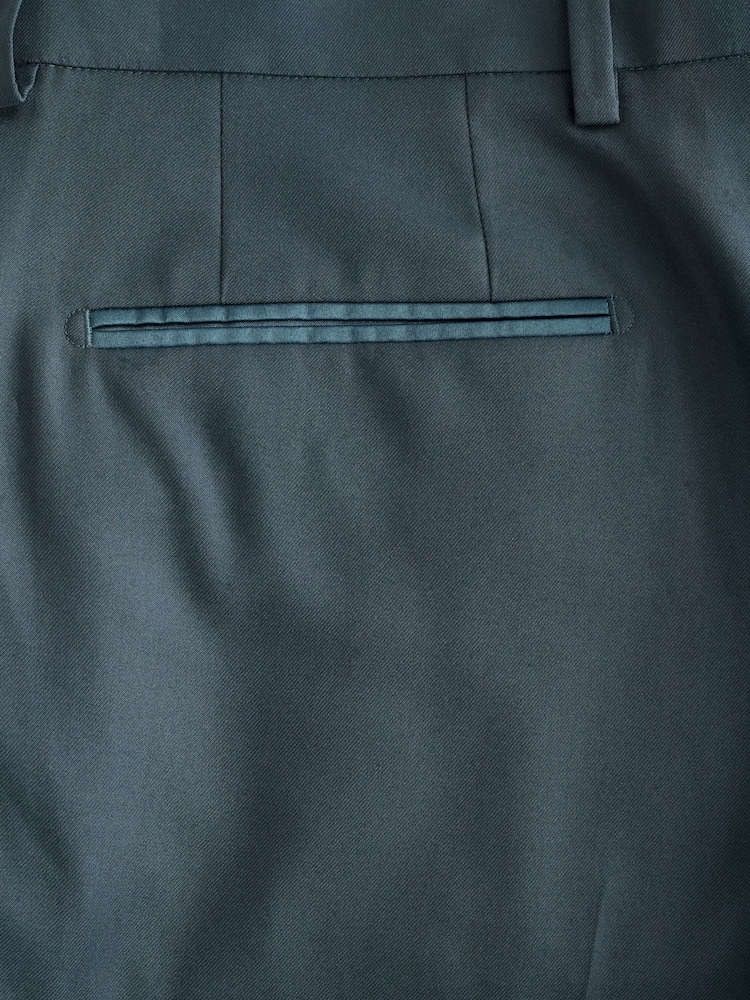 Bleu de sarcelle - Pantalon de smoking coupe ajustée - Image 9 de 9