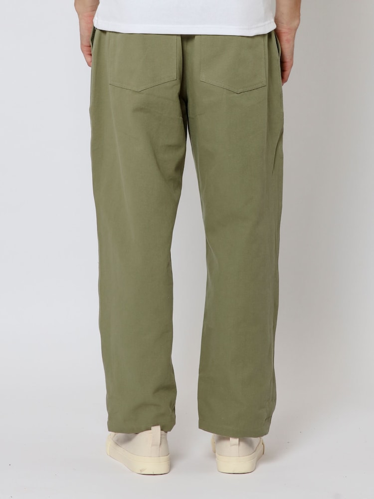 Religion Green Button 100% Cotton Chinos - Image 2 of 4 Religion Green Button 100% Cotton Chinos - Image 2 of 4