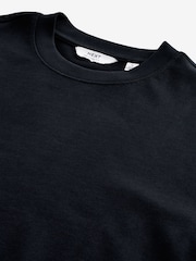 Marineblau/blau - Bequeme Passform - Langärmliges T-Shirt aus 100 % schwerer Baumwolle - Image 6 of 7