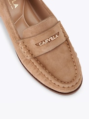 Carvela Tan Brown Avanti Loafer Shoes - Image 3 of 4