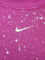 Фиолетовая фуксия - Nike Club Fleece Shine Boxy круглый вырез свитшот - Image 5 of 5