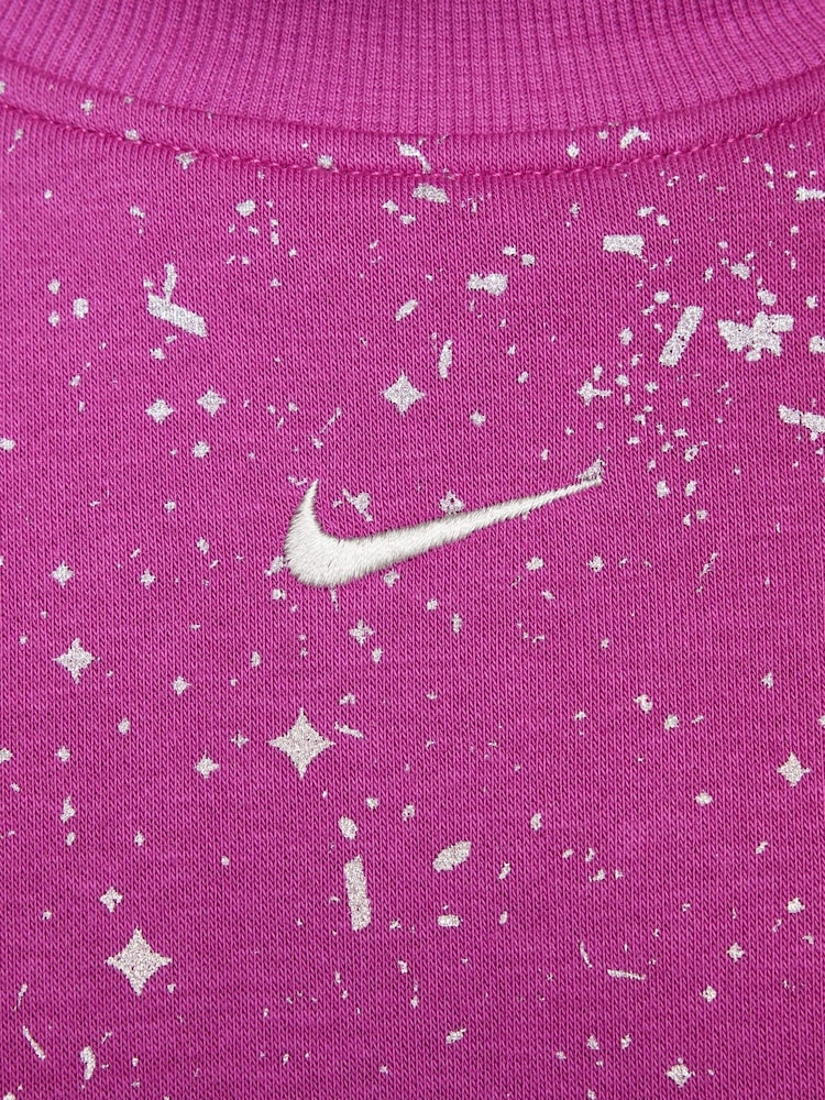 Фиолетовая фуксия - Nike Club Fleece Shine Boxy круглый вырез свитшот - Image 5 of 5