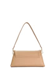 Dune London Cream Chelsea Pillow Leather Shoulder Bag - Image 4 of 6