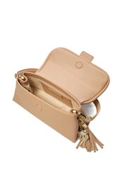 Dune London Cream Chelsea Pillow Leather Shoulder Bag - Image 5 of 6