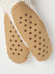 FatFace Cream Nep Slipper Socks - Image 2 of 2