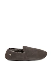 Just Sheepskin Grey Mens Chester Slippers - Image 2 of 5