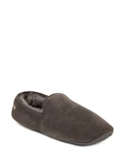 Just Sheepskin Grey Mens Chester Slippers - Image 3 of 5
