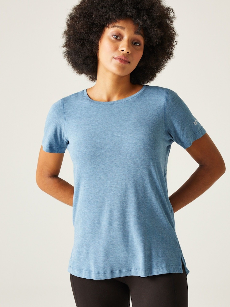 Regatta Blue Ballyton Short Sleeve Sports T-Shirt - Image 1 of 7