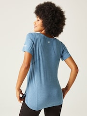 Regatta Blue Ballyton Short Sleeve Sports T-Shirt - Image 2 of 7