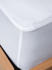 Panda London White Panda Kids Bamboo Viscose Cotbed Mattress Protector - Image 2 of 3