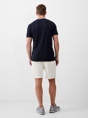 French Connection Short Sleeve Crew Neck Popcorn 100% Cotton T-Shirt - Image 2 of 3