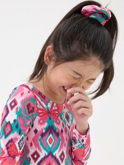FatFace Pink Butterfly Long Sleeve Swimsuit - Image 3 of 5