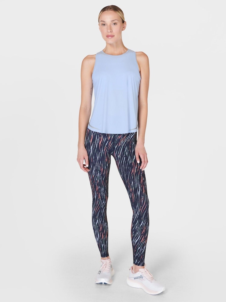 Sweaty Betty Breeze Blue Zero Gravity Running Tank - Image 2 of 7