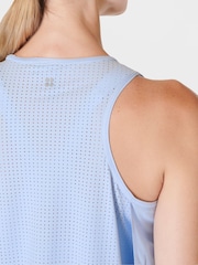 Sweaty Betty Breeze Blue Zero Gravity Running Tank - Image 5 of 7