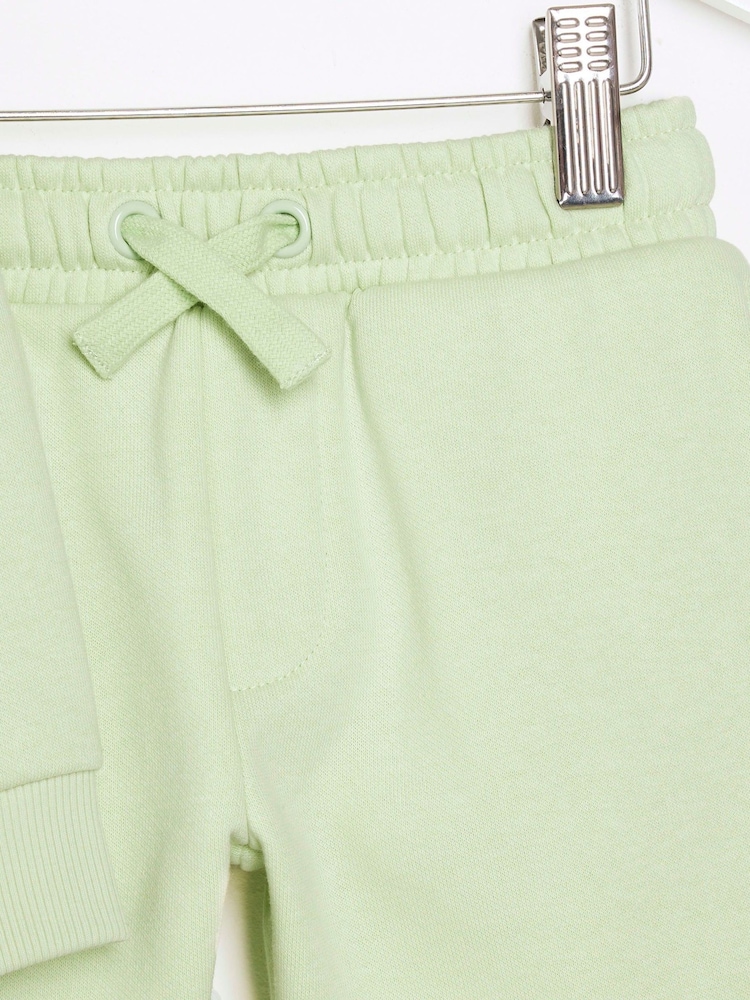 River Island Green Mini Boys Varsity Sweat Short Set - Image 5 of 5