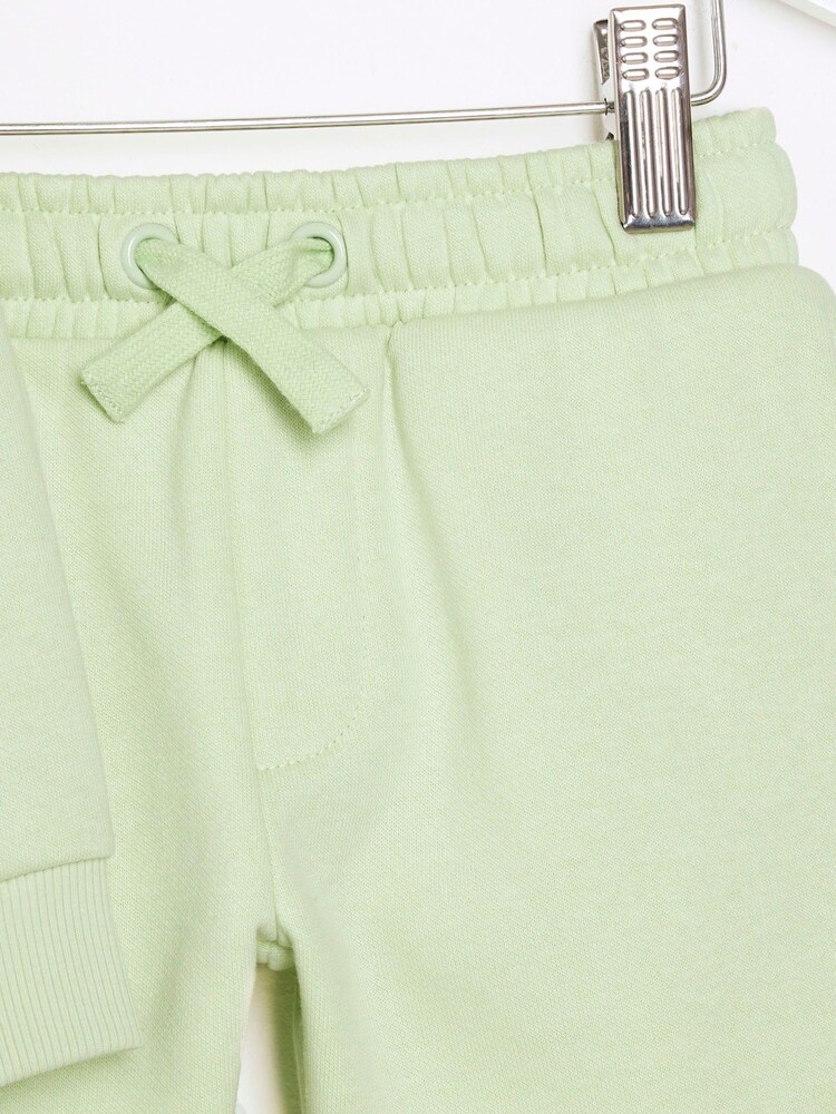 River Island Green Mini Boys Varsity Sweat Short Set - Image 5 of 5 River Island Green Mini Boys Varsity Sweat Short Set - Image 5 of 5