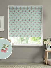 Sophie Allport Blue Strawberries Made to Measure Roller Blinds - Image 1 of 6