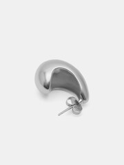 Hush Silver Parker Teardrop Hoop Earrings - Image 3 of 4