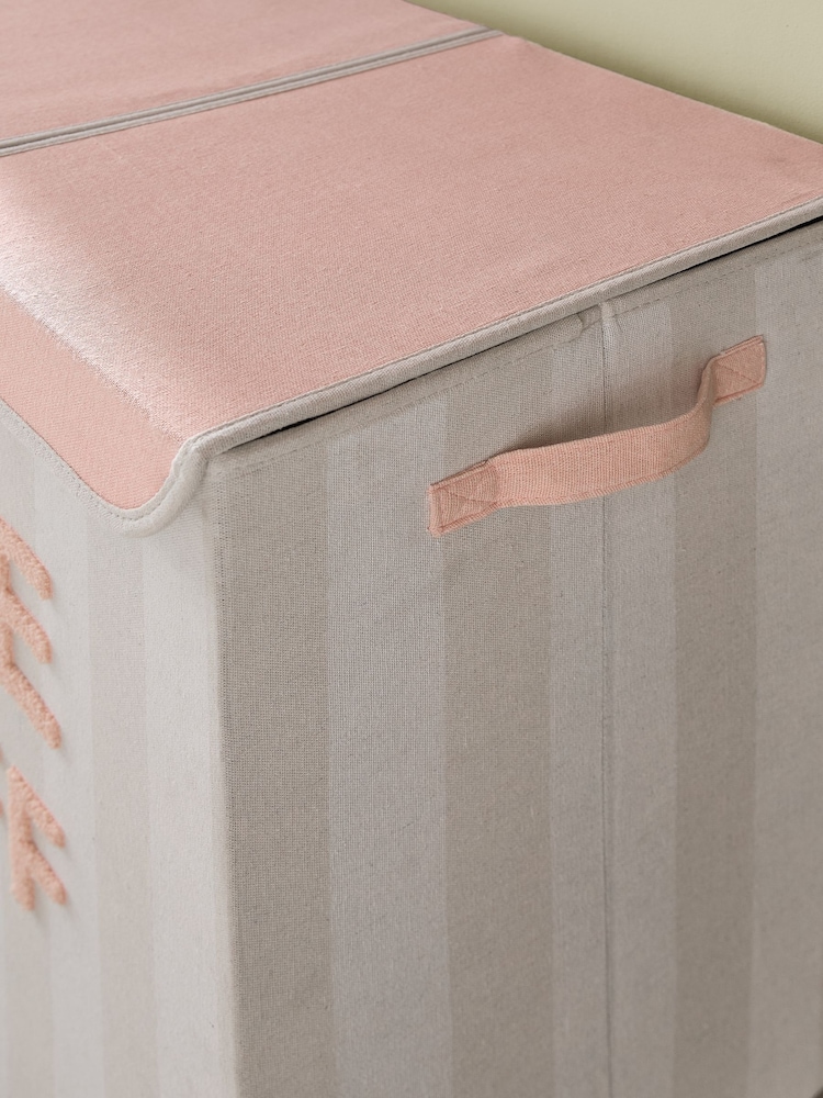 Stripe Slogan Laundry Basket Sorter - Image 7 of 9