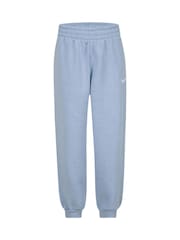 Niebieski - Nike Little Kids Essential Marl Crew Tracksuit Set - Image 3 of 5