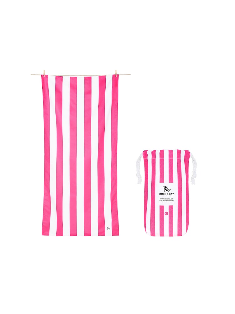 Dock & Bay Phi Phi Pink Quick Dry Towel - Image 2 of 5