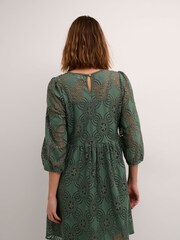Kaffe Green Paula Lace Above Knee Length Dress - Image 2 of 6