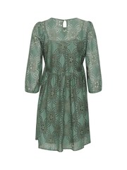 Kaffe Green Paula Lace Above Knee Length Dress - Image 6 of 6