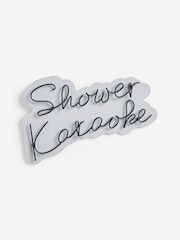 Grey Shower Karaoke Wire Wall Sign - Image 3 of 4