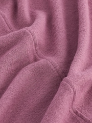 Rose Pink Soft Touch Cosy Seam Crew Neck Jumper - Image 6 of 6