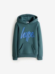 Hype. Boys Green Script Hoodie - Image 7 of 8