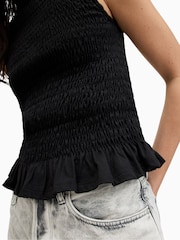AllSaints Black Ode Tank Top - Image 2 of 7