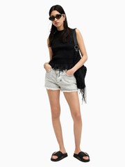 AllSaints Black Ode Tank Top - Image 3 of 7