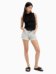 AllSaints Black Ode Tank Top - Image 6 of 7