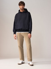 Stone Straight Fit Nova Fides Italian Cotton Moleskin Chinos - Image 2 of 11
