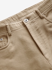 Stone Straight Fit Nova Fides Italian Cotton Moleskin Chinos - Image 9 of 11
