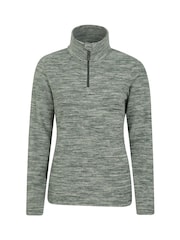 Mountain Warehouse Green Womens Snowdon Melange Fleece - Image 1 of 5